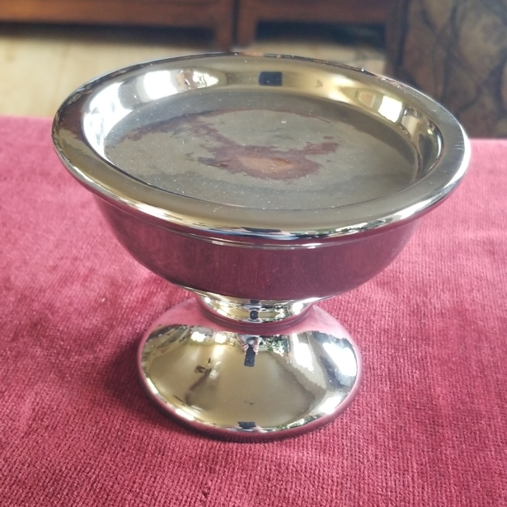 Gold canyon candles, timeless pillar cup/holder